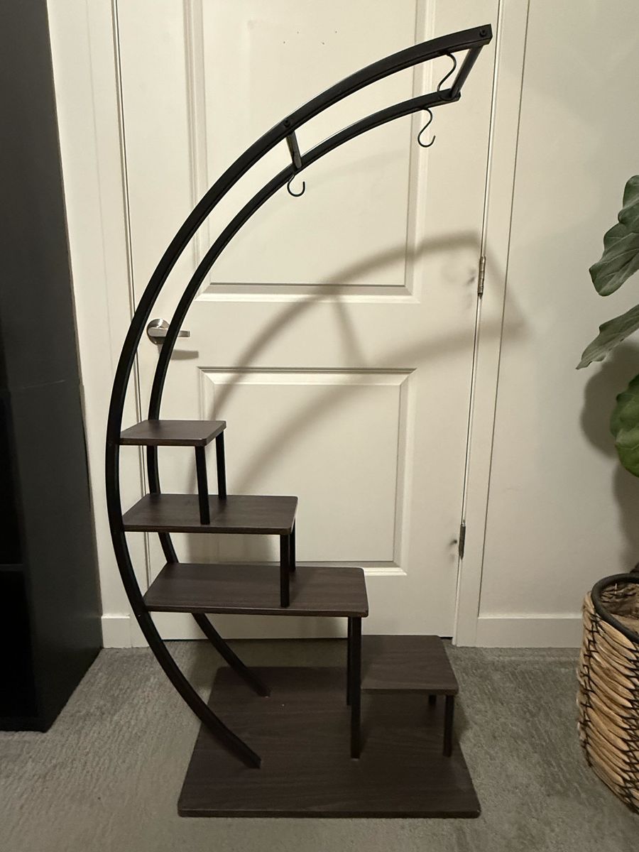 5-Tier Crescent Moon Plant Stand - $50