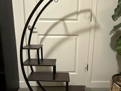 5-Tier Crescent Moon Plant Stand - $50