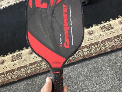 GAMMA Conqueror Pickleball Paddle - Graphite Hitting Surface, Poly Honeycomb Core