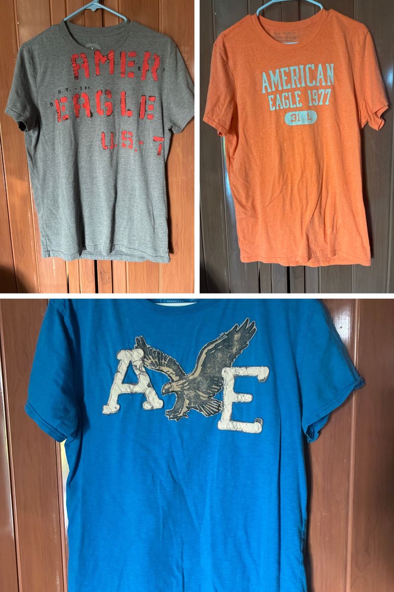  3 American Eagle shirts