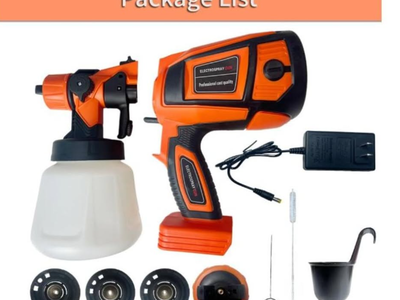 brand new in box Cordless Paint Sprayer (no battery include))