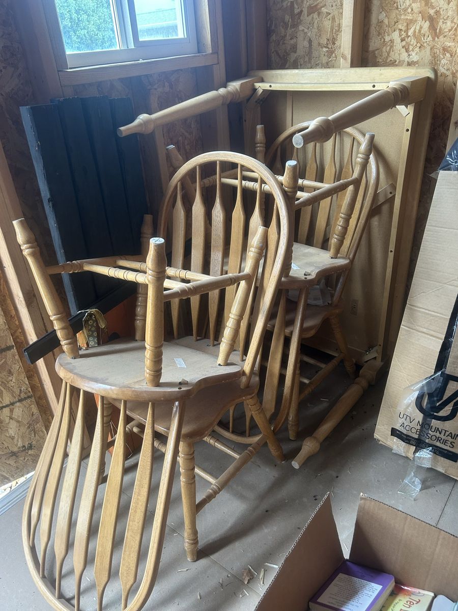 Wooden Dining Table and Chair Set