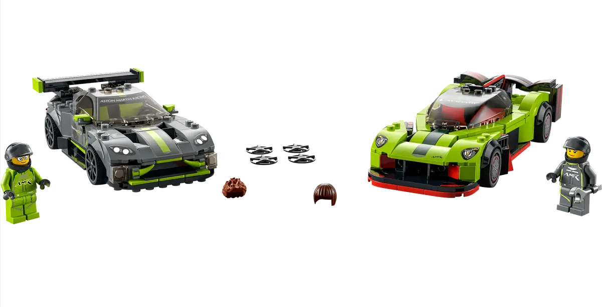 Lego 76910 Aston Martin Valkyrie AMR Pro and Aston Martin Vantage GT3 (Retired Product)