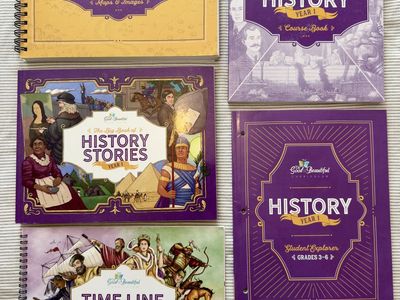 Good and the Beautiful History Year 1 Curriculum Set - Complete Homeschooling Program Grades 3-6