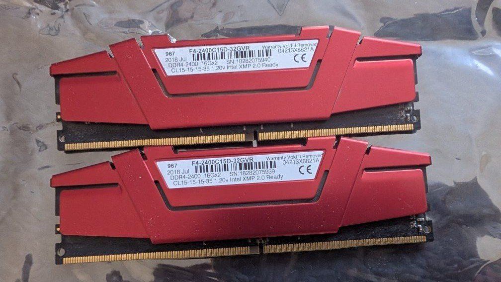 G.Skill Ripjaws V 32GB(2x16GB) DDR4-3200 RAM - Red Set 02