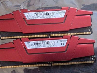 G.Skill Ripjaws V 32GB(2x16GB) DDR4-3200 RAM - Red Set 02