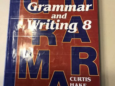 Grammar and Writing 8 Houghton Mifflin Harcourt Pub., Manual, Workbook and Teacher Packet