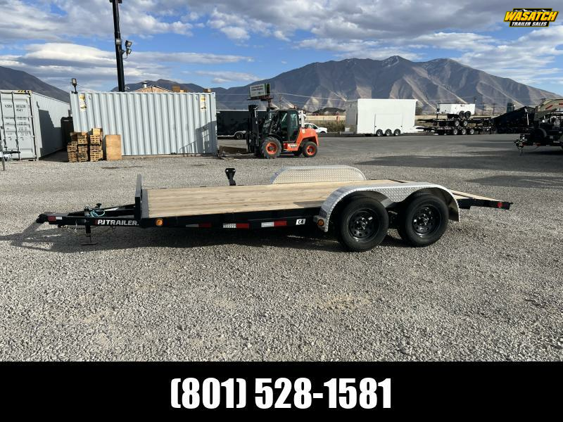 PJ Trailers 7x16 4" Channel Carhauler (C4) Utility Trailer