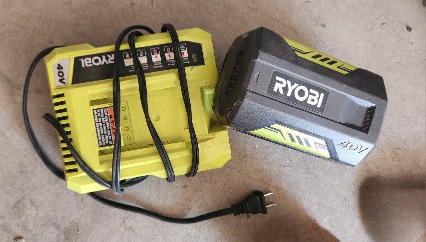 Ryobi 40V Battery and Charger Set