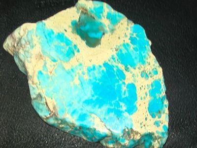 Natural Arizona Turquoise Raw Slab 191 Ct Gemstone with EGL Certification