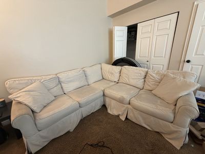 Sectional couch and chair MATCHING