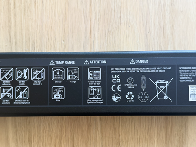 Specialized U2 710Wh eBike Battery *50% OFF THE PRICE OF NEW*
