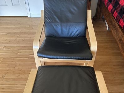 Ikea Poang Armchair & ottoman