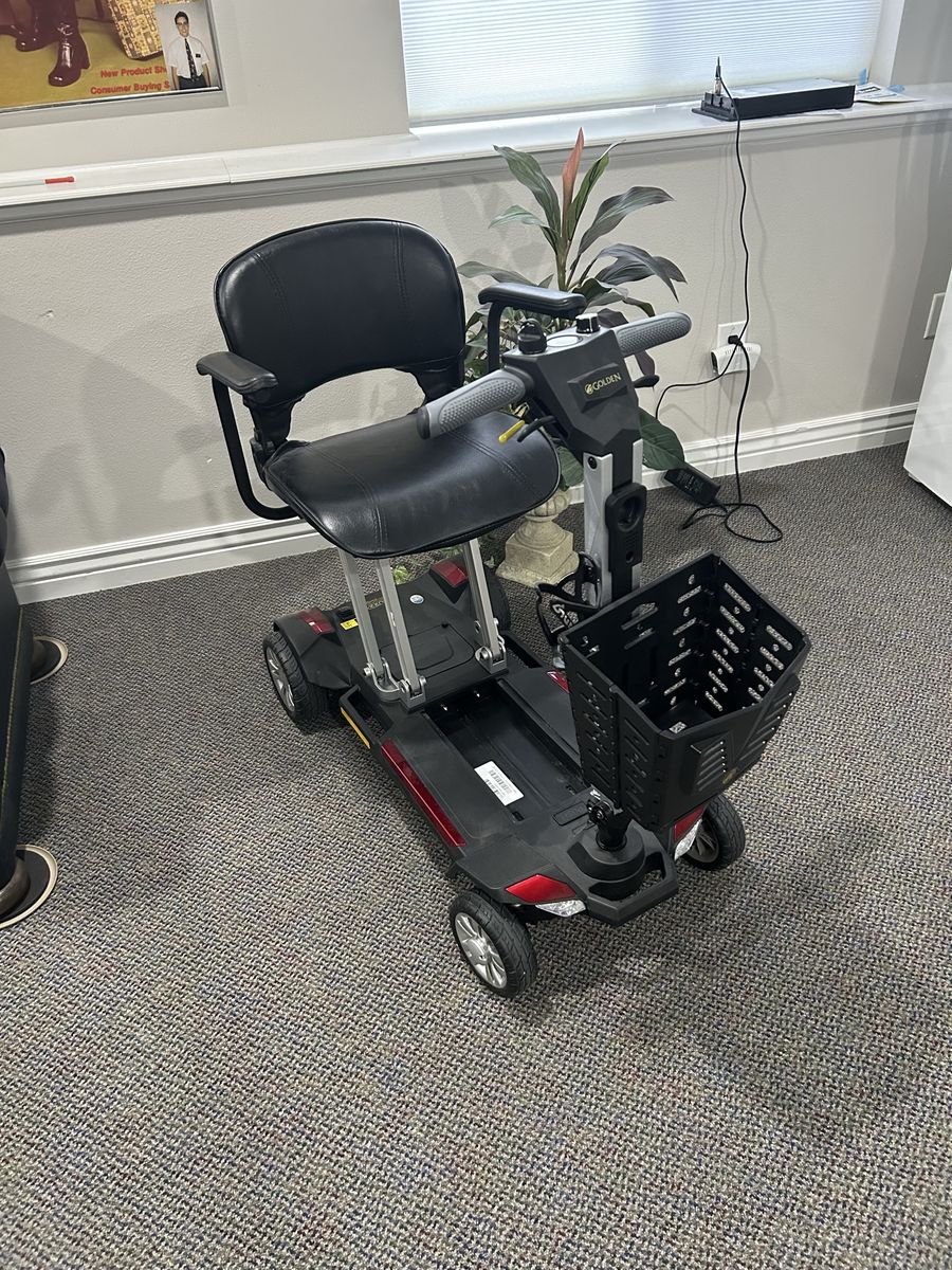 Golden Buzzaround CarryOn Folding Mobility Scooter GB120 – Virtually New – $1,250