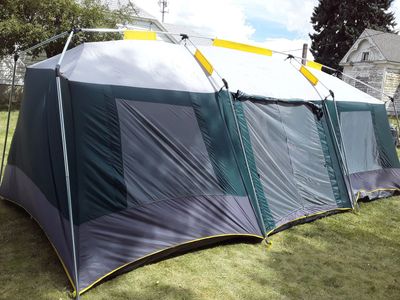 Tent 3 Room 9X21 Camping Tent