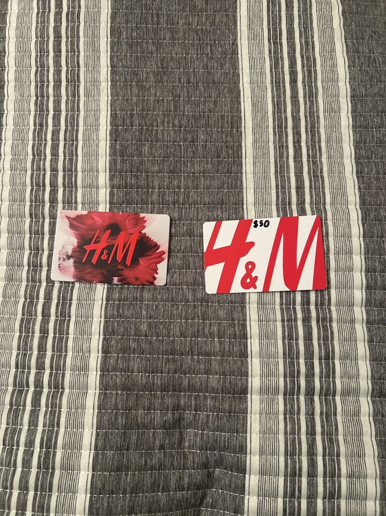 2 H&M Gift Cards