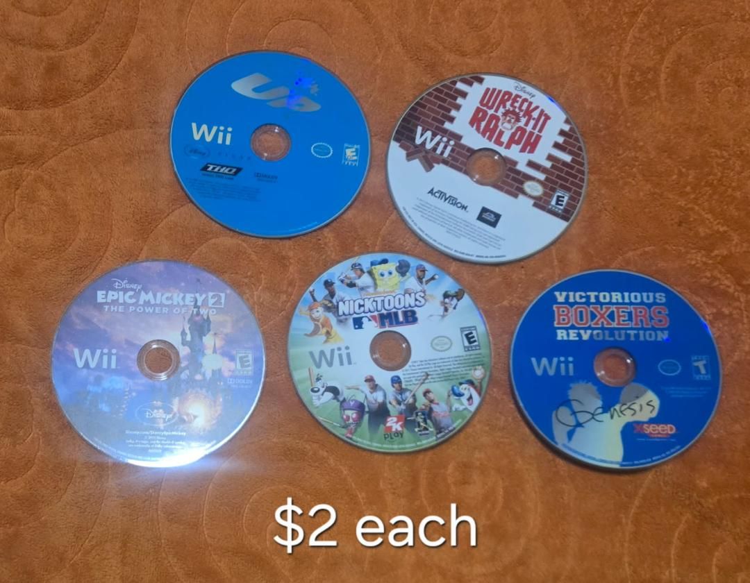 Nintendo Wii games $2 each including Epic Mickey 2~ trades considered!
