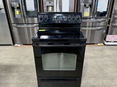 GE GLASS TOP RANGE WITH WARRANTY