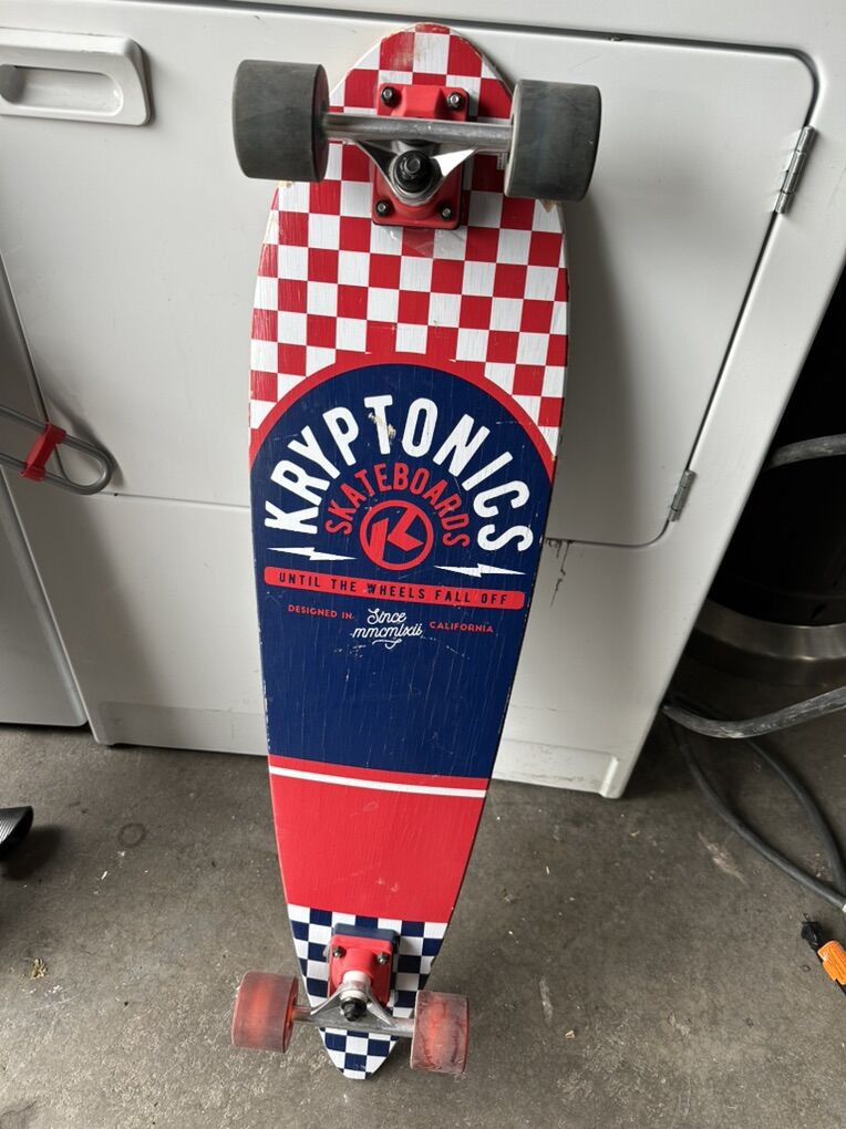Kryptonics Longboard 35 Inch Pintail Skateboard
