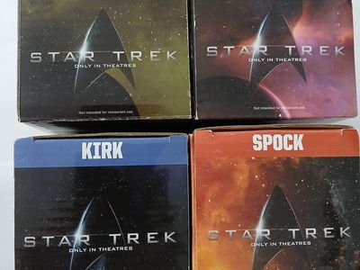 Star Trek Collectible Glasses - Kirk, Nero, Uhura, and Spock