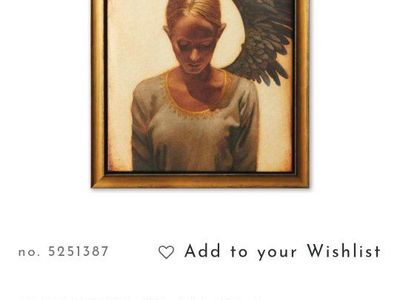 James C. Christensen "Sleeper Lost in Dreams" 18x14 Framed Canvas Giclee Art