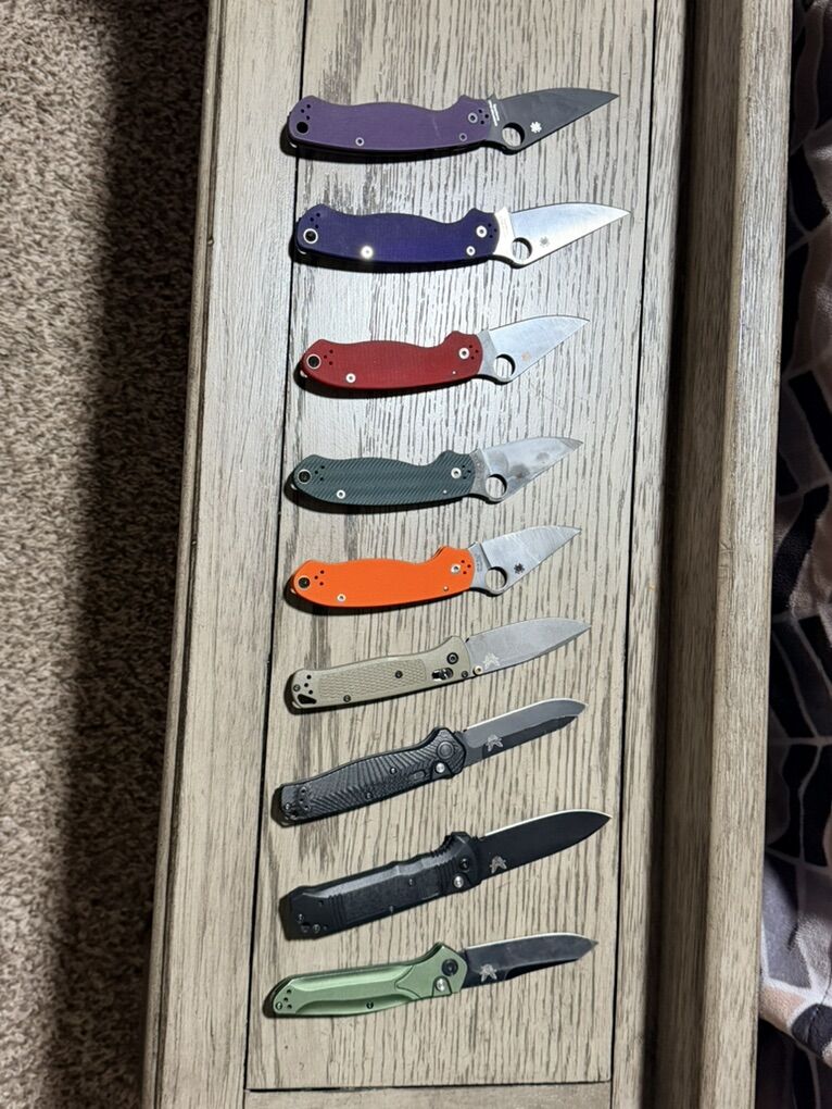 Benchmade, Spyderco, Chris Reeve Lot