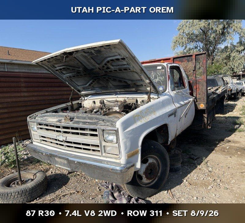 Just In! 1987 Chevrolet R30 Parts - UTPAP Orem