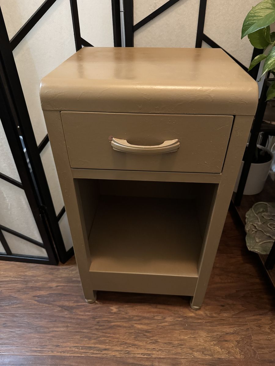 Vintage Metal Night Stand