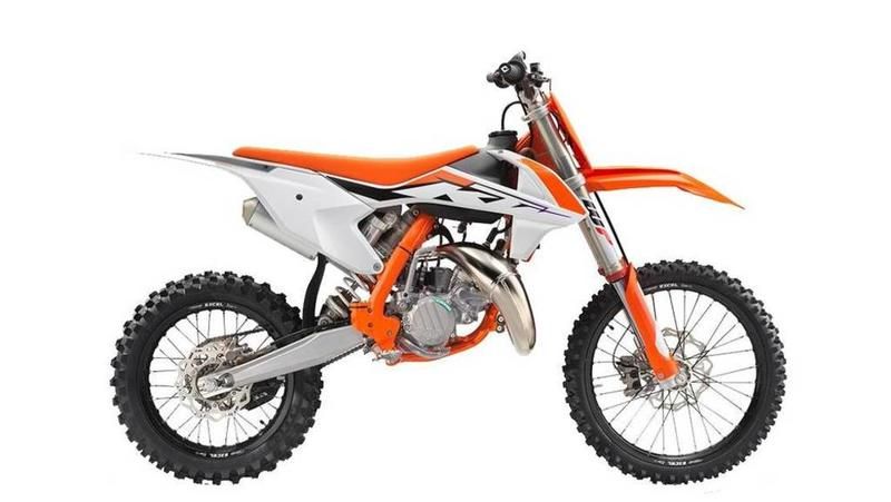 KTM 50 SX Mini Dirt Bike - Orange & White - 2-Stroke Engine