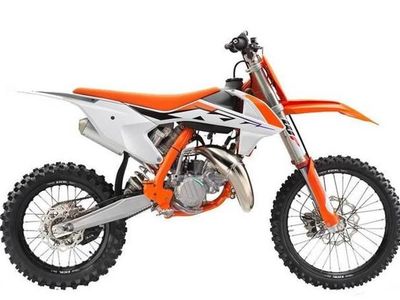 KTM 50 SX Mini Dirt Bike - Orange & White - 2-Stroke Engine