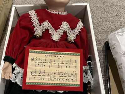 Westminster Porcelain Doll "Christmas Carols" Limited Edition #/3000 in Box