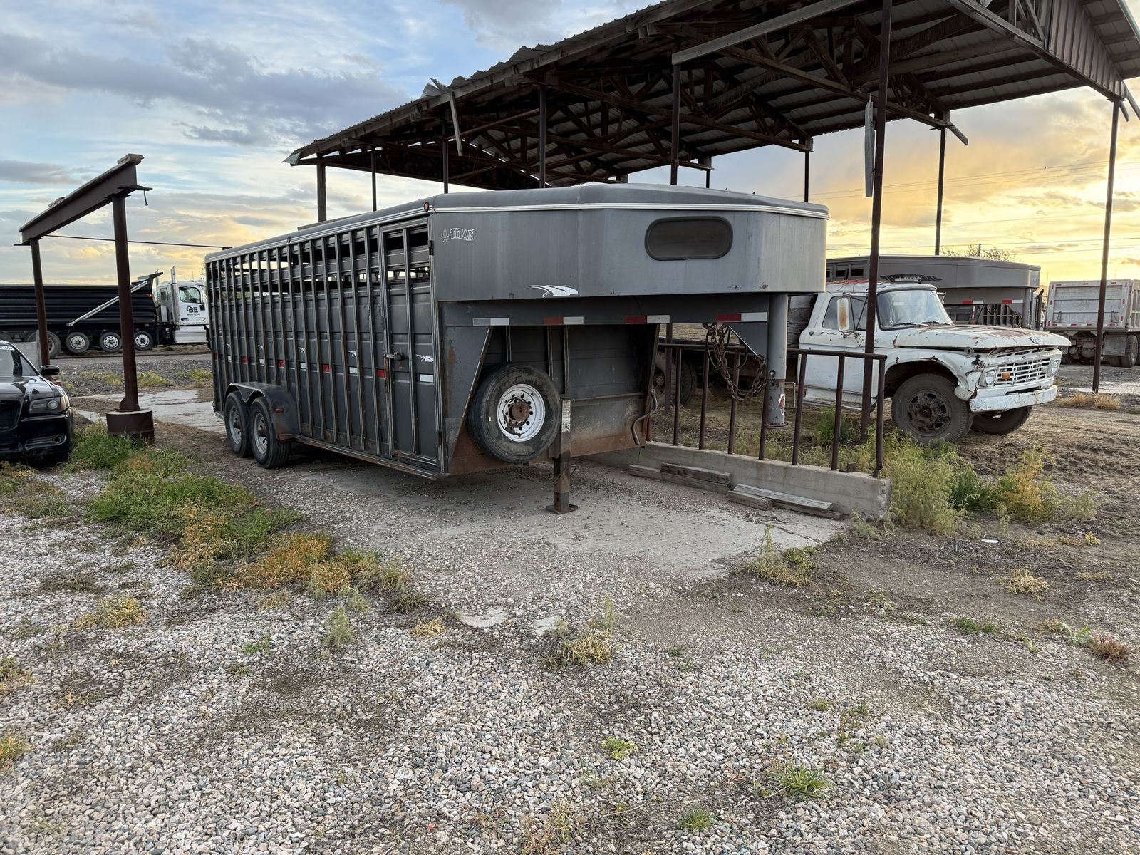 Used 20' Titan Stock Trailer
