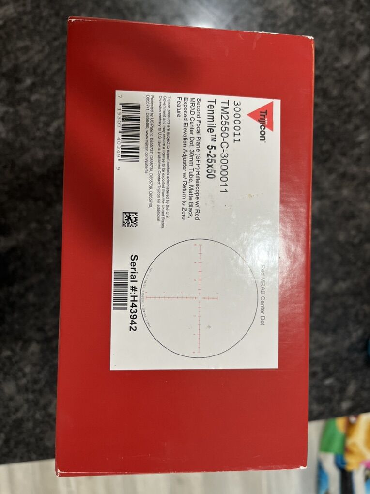 Brand New Trijicon 10 Mile Rifle Scope