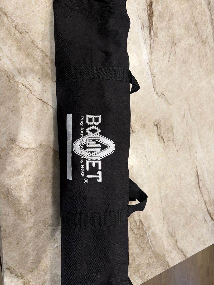Bownet Portable Net System Carry Bag - Black, "Play Anywhere. Play Now!"