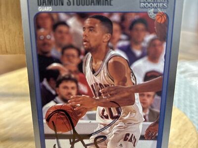 Damon Stoudamire 1997 Auto Rookie Signed NBA Auto