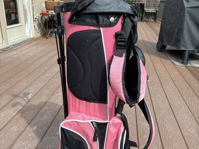 Precise Pink Junior Golf Club Set with Bag - Right Hand 30 in h