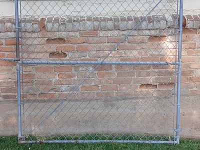 6ft by 6 ft Chain link fence gate