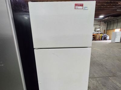 Roper White Top Freezer Refrigerator - Works great, ready for your home or office!