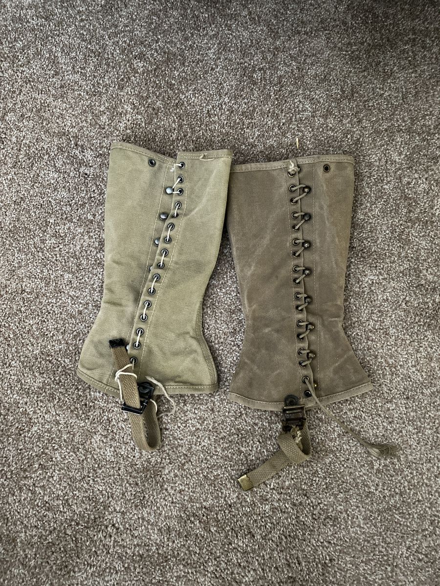 WW2 canvas boot covers