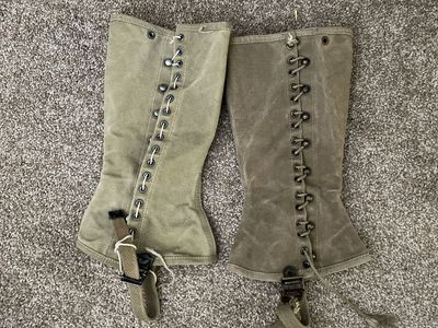 WW2 canvas boot covers