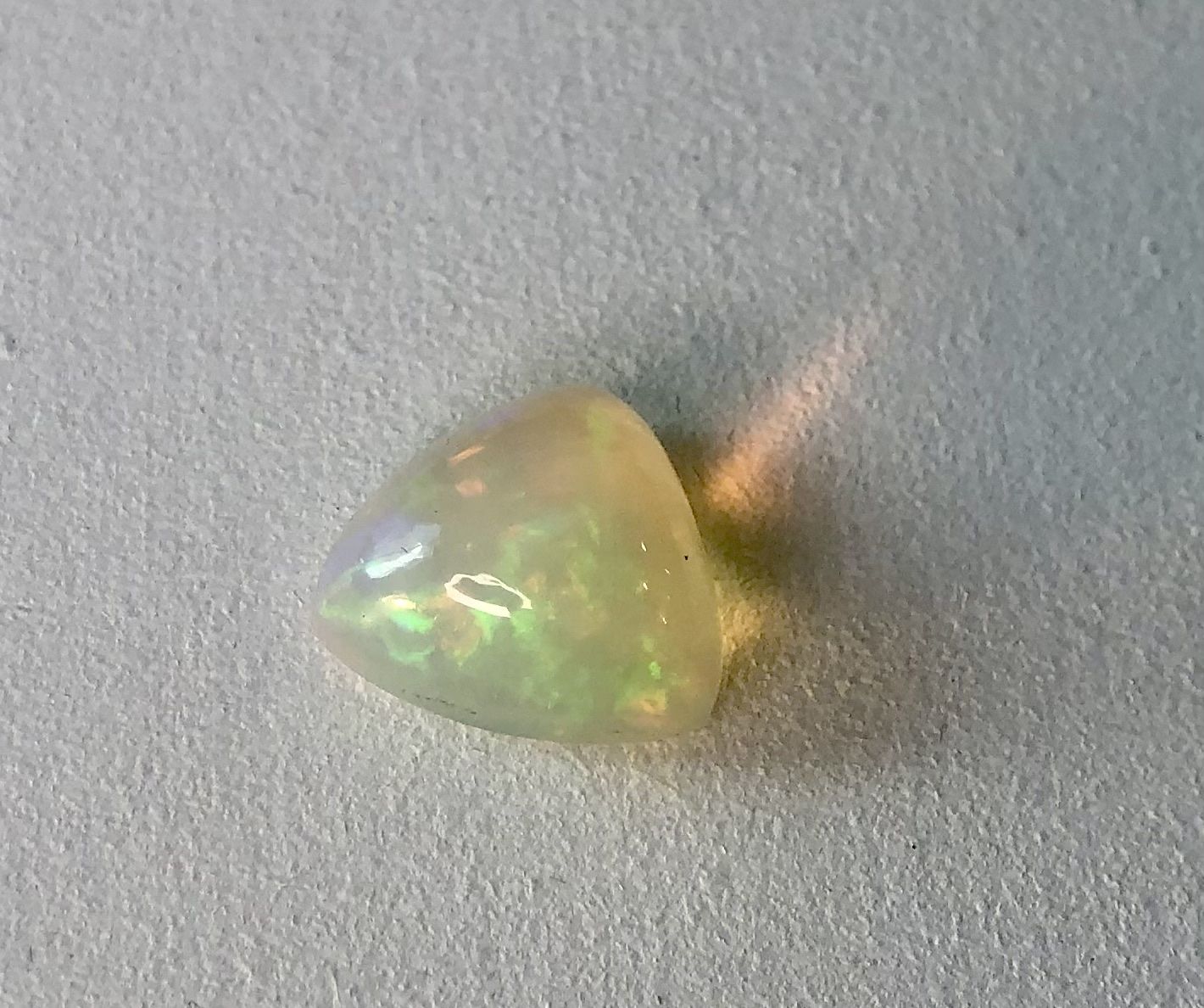 White Welo Opal cabochon