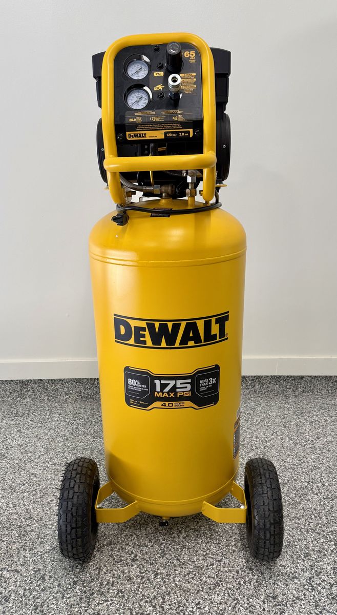 DeWalt Quiet 26 Gal Air Compressor – 175 PSI – Like New $295 OBO