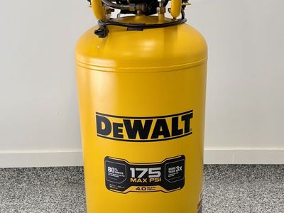 DeWalt Quiet 26 Gal Air Compressor – 175 PSI – Like New $295 OBO