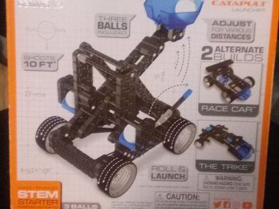 VEX Robotics Catapult Launcher STEM Starter Kit - Builds Race Car & Trike - Ages 14+