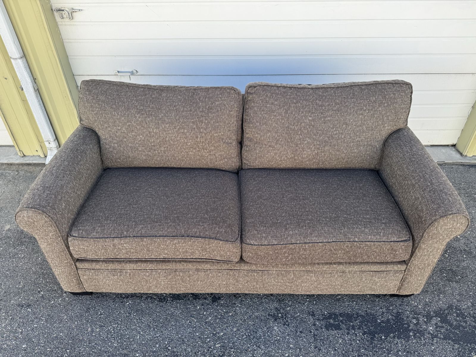 Smaller Brown/Green Sofa