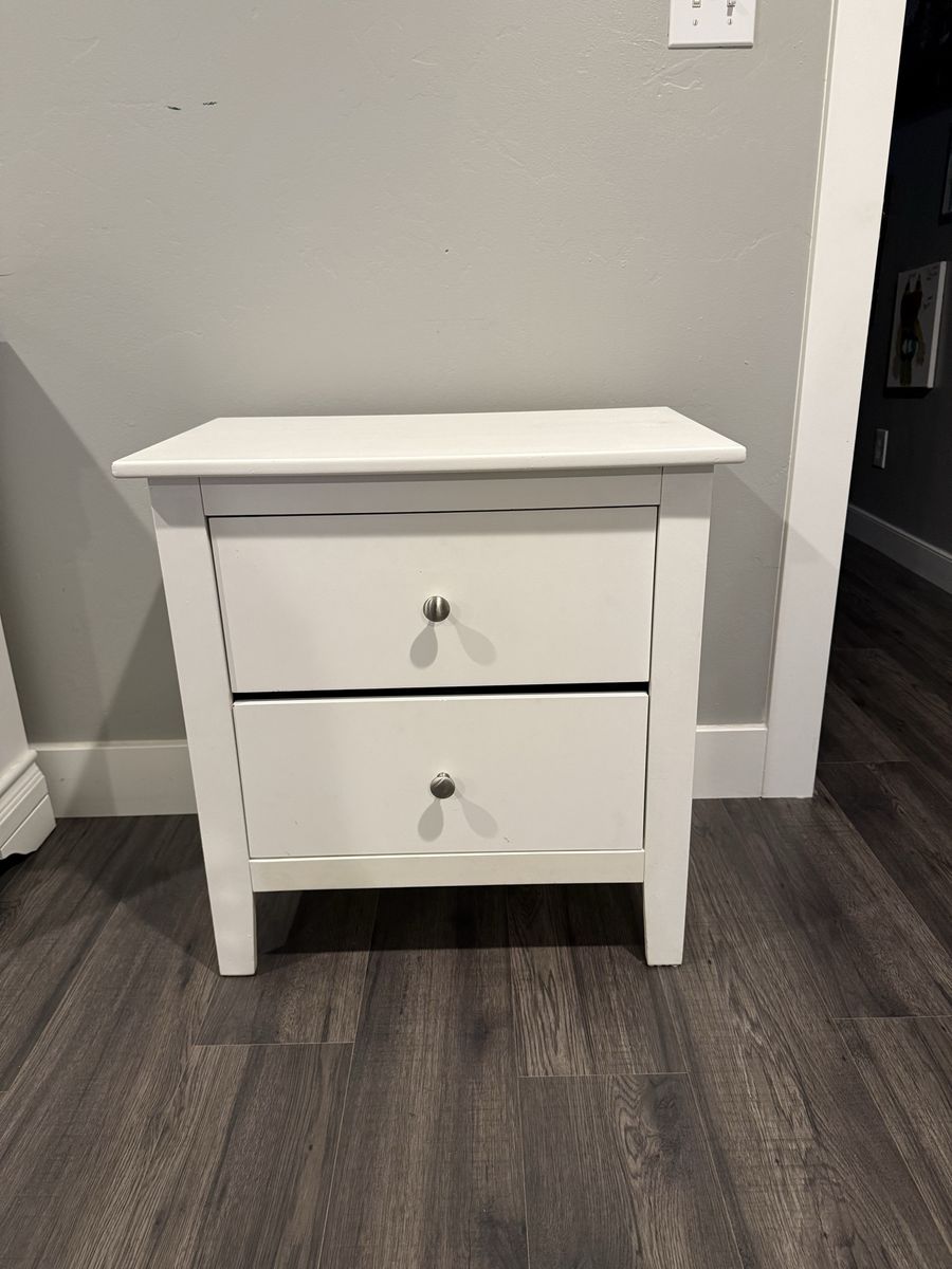 Wood nightstand