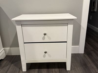 Wood nightstand
