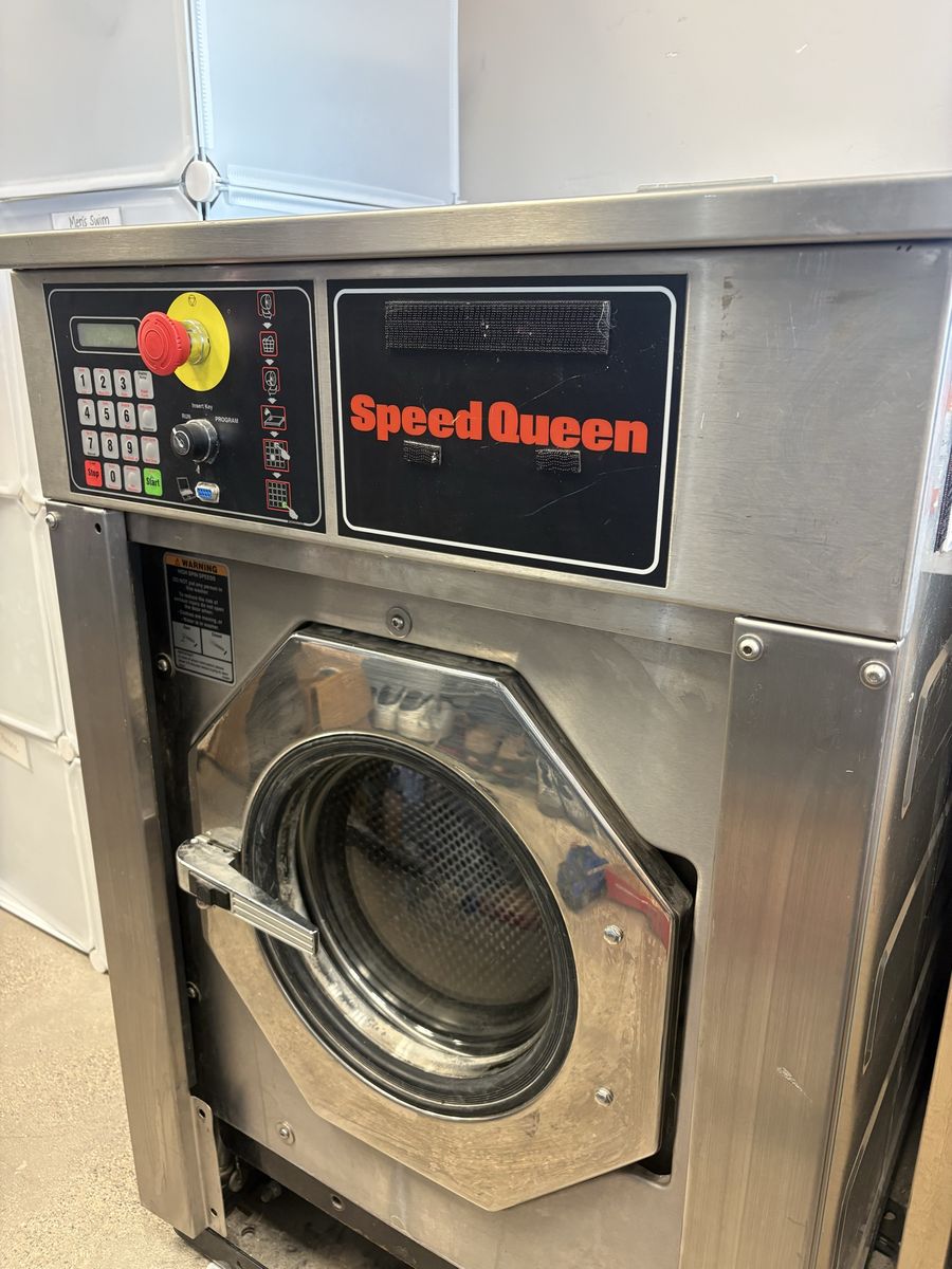 Speed Queen Commercial Front Load Washer - Stainless Steel Finish