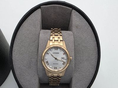 Citizen Eco-Drive Gold Tone Women's Watch - Model 87299696