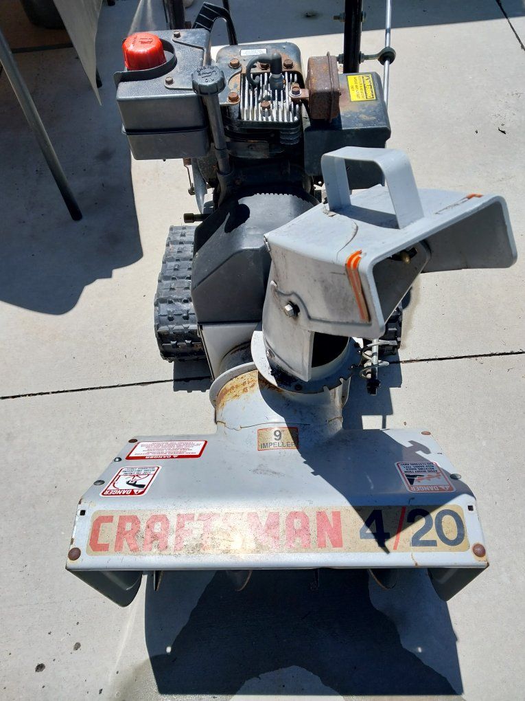 Non running Craftsman snow blower